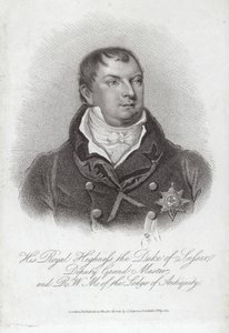 Portrett av prins Augustus Frederick, hertug av Sussex av English School