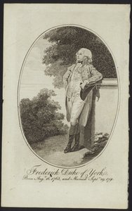 Portrett av prins Frederick, hertugen av York og Albany av English School