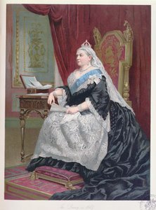 Portrett av dronning Victoria (1819-1901) på tidspunktet for hennes gyldne jubileum i 1887, 1887