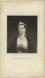 Portrett av dronning Victoria av English School