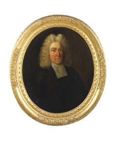 Portrett av pastor Joseph Cookson, tidlig på 1700-tallet (olje på lerret) av English School