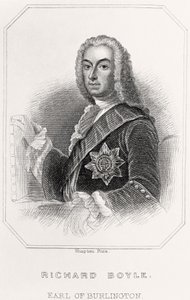 Portrett av Richard Boyle, jarl av Burlington, 1835 av English School