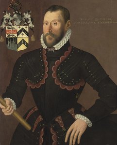 Portrett av Richard Goodricke, Sen.. 50 år gammel, 1574 av English School