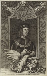 Portrett av Richard III av England av English School