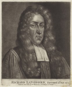 Portrett av Richard Langhorne av English School
