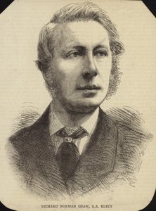 Portrett av Richard Norman Shaw av English School