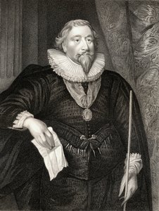 Portrett av Richard Weston, fra Lodges British Portraits, 1823 av English School