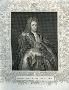 Portrett av Robert Harley, første jarl av Oxford (1671-1724) av English School