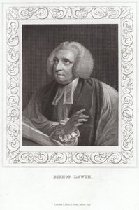 Portrett av Robert Lowth, biskop av London av English School