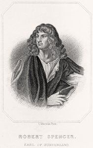 Portrett av Robert Spencer, jarl av Sunderland, 1835 av English School