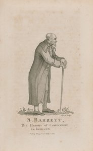 Portrett av S Barrett av English School
