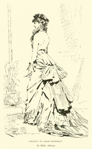 Portrett av Sarah Bernhardt av English School