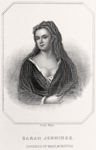 Portrett av Sarah Jennings, hertuginne av Marlborough, 1835 av English School