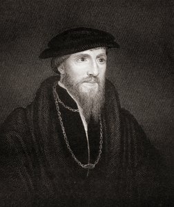 Portrett av Sir Anthony Denny (1501-49) fra Lodges British Portraits, 1823