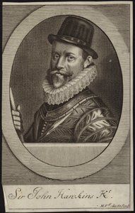 Portrett av Sir John Hawkins av English School