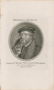Portrett av Sir Richard Whittington og katten hans av English School