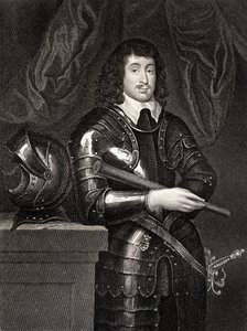 Portrett av Spencer Compton (1601-43) 2nd Earl of Northampton, fra Lodges British Portraits, 1823 av English School