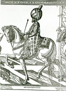 Portrett av Suleiman den storslåtte (gravering) av English School