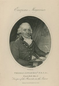 Portrett av Thomas Astle av English School