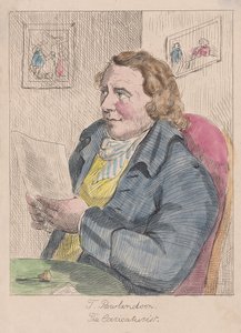 Portrett av Thomas Rowlandson av English School