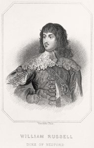 Portrett av William Russell, hertug av Bedford, 1835 av English School