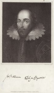 Portrett av William Shakespeare av English School
