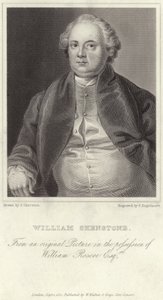 Portrett av William Shenstone av English School