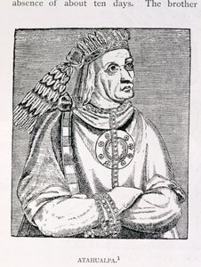 Portrett av den siste inkasjefen, Atahualpa, fra 