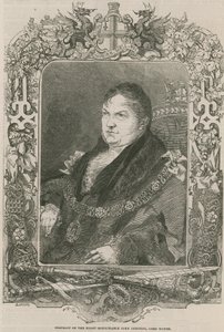 Portrett av den høyre ærede John Johnson, Lord Mayor av English School
