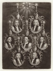 Portrett av de syv biskopene av English School
