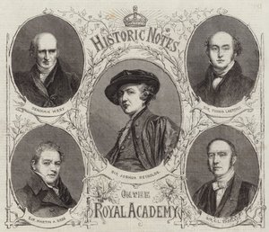 Portretter av presidentene ved Royal Academy av English School