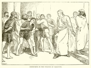 Posthumius i teatret på Tarentum av English School