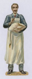 Poulterer, A Fine Bird This av English School