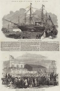 Forberedelser til krig (gravering) av English School