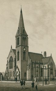 Presbyteriansk kirke, Ipswich (litografi) av English School
