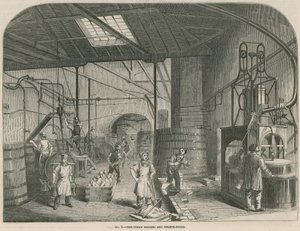 Priser Patent Candle Company arbeider; Dampkokings- og maskinhuset av English School
