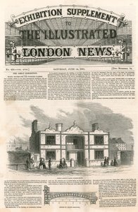 Prince Alberts Model Lodging House, Great Exhibition, 1851 av English School