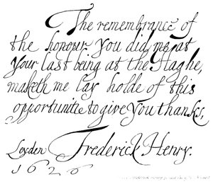 Prins Frederick Henry, (greve Pal: av Rhinen) av English School