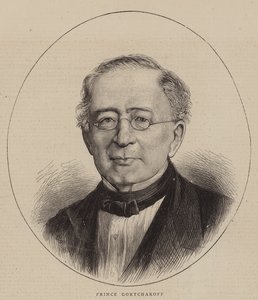 Prins Gortchakoff (gravering) av English School