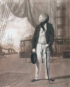 Prins William Henry som midtskipsmann Senere kong William IV av English School