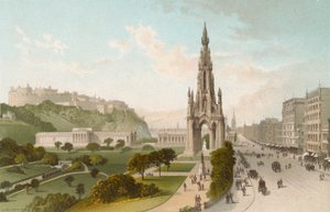Princes Street Edinburgh. Ser vestover av English School