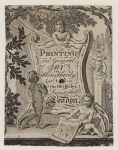 Skriver, Henry Hardy, handelskort av English School