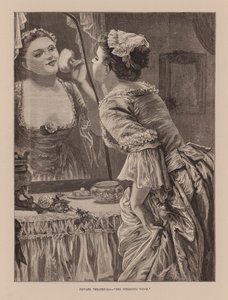 Private teaterforestillinger, quot;The Finishing Touchquot; (gravering) av English School