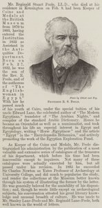 Professor RS Poole (gravering) av English School