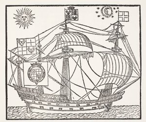 Prognostication everlasting, av L. & T. Digges, trykt av T. Marshe, London, 1576 av English School