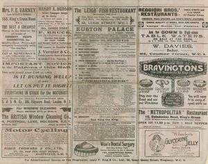 Program for The Euston av English School