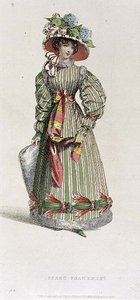 Promenadekjole, moteplate fra Ackermann