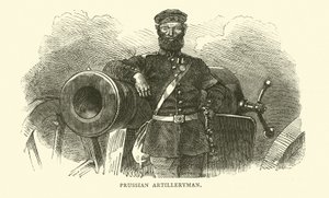 Preussisk artillerist, september 1870 av English School