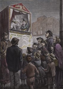 Punch og Judy show av English School