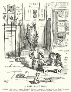 Punch tegneserie: A Brilliant Idea (gravering) av English School